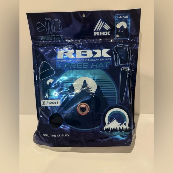 Men's Thermal Fleece Top, Pants and Hat - Picture 2 of 3